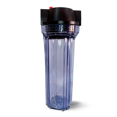 PORTAFILTRO TRANSPARENTE 2.5X10 CONEX 1/2'