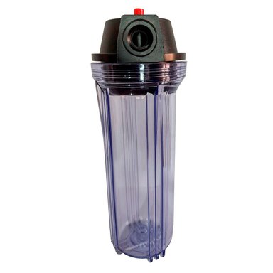 PORTAFILTRO TRANSPARENTE 2.5X10 CONEX 1/2' - 2