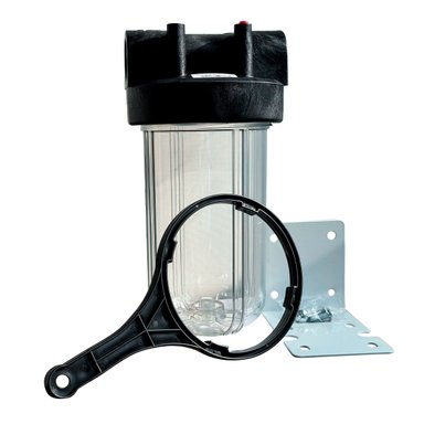 PORTAFILTRO TRANSPARENTE CON PURGA 4.5X10 CONEX. 1.5' MODEL. NW-BR10M-PET 1.5'