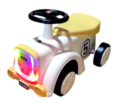 CARRITO ARRASTRE VINTAGE BEIGE CON LUCES Y SONIDO. BUGGY CORREPASILLOS