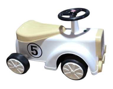 CARRITO ARRASTRE VINTAGE BEIGE CON LUCES Y SONIDO. BUGGY CORREPASILLOS - 3