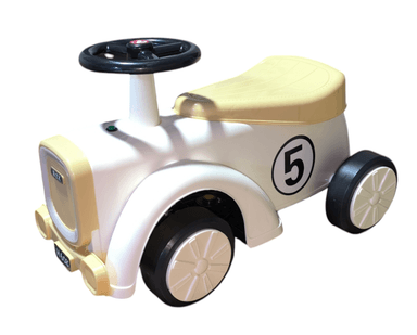 CARRITO ARRASTRE VINTAGE BEIGE CON LUCES Y SONIDO. BUGGY CORREPASILLOS - 4