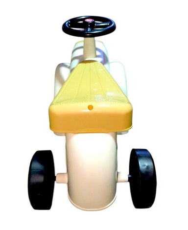 CARRITO ARRASTRE VINTAGE BEIGE CON LUCES Y SONIDO. BUGGY CORREPASILLOS - 5