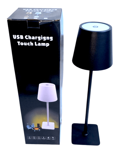 LAMPARA DE MESA TÁCTIL CON CARGA USB
