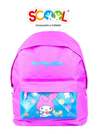 MOCHILA SCOOL OFICIO DISEÑO MY MELODY LILA