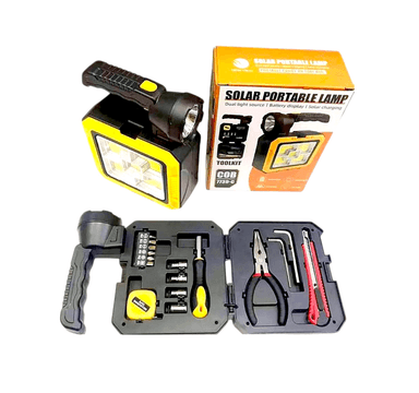 LINTERNA DE EMERGENCIA CON HERRAMIENTAS COLOR AMARILLO