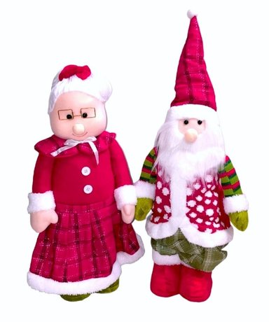 MUÑECOS PATILARGOS MAMÁ Y PAPÁ NOEL - 2