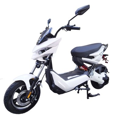 MOTO ELÉCTRICA GREENLINE X3 BLANCO, 60 KM/H, 65 KM, 1500W, BATERÍA 72V, FRENOS DE DISCO Y TAMBOR - 1