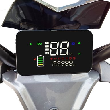 MOTO ELÉCTRICA GREENLINE X3 BLANCO, 60 KM/H, 65 KM, 1500W, BATERÍA 72V, FRENOS DE DISCO Y TAMBOR - 2