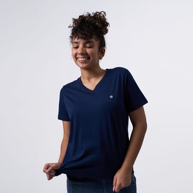 POLO EI25/VW-NECK P2 JERSEY - ACERO