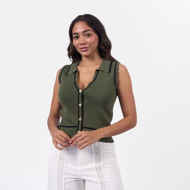 POLO BRONCO MUJER - ALMUDENA -PA TEJIDO