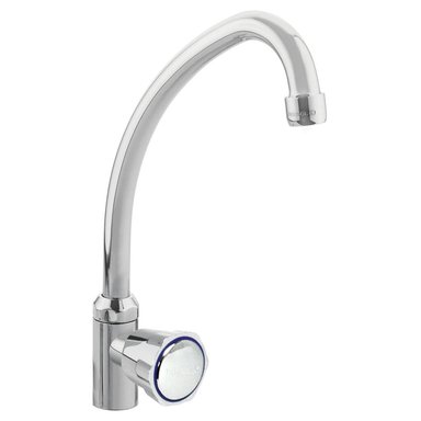 GRIFERÍA TREBOL ECO LLAVE DE ½” AL MUEBLE PARA COCINA CROMO