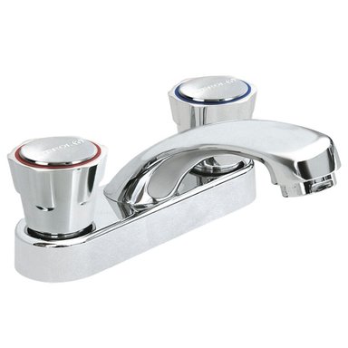 GRIFERÍA TREBOL ECO MEZCLADORA 4” PARA LAVATORIO CROMO