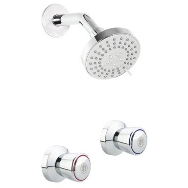 GRIFERÍA TREBOL DELLA MEZCLADORA DE 8” PARA DUCHA CROMO