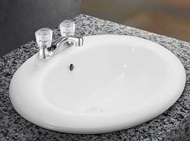 LAVAMANOS OMISSE KALA OVALIN LOZA SOBREPONER BLANCO - 3