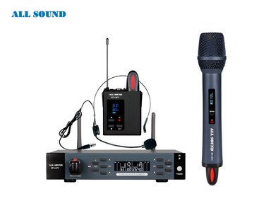 MICRÓFONO PROFESIONAL ALL SOUND MT-LN7V INALÁMBRICO PARA EVENTOS SERIE DUAL