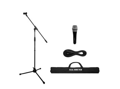 KIT DE PEDESTAL CON MICRÓFONO SM-PG58T – ALL SOUND - 2