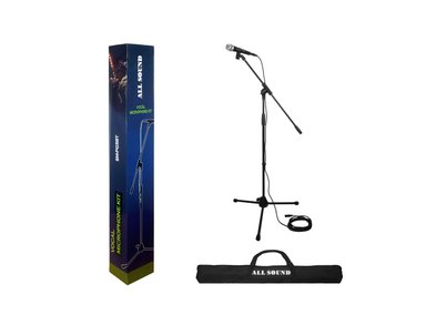 KIT DE PEDESTAL CON MICRÓFONO SM-PG58T – ALL SOUND - 3