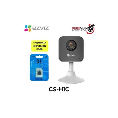 KIT CÁMARA EZVIZ CS-H1C H1C 2MP MEMORIA 128GB HIKVISION