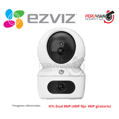 CÁMARA DE SEGURIDAD EZVIZ H7C DUAL 8MP 4MP-4MP GIRATORIO