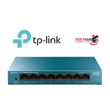 SWITCH TPLINK TP-LS108G 8-PUERTOS 101001000MBPS DE SOBREMESA - 1