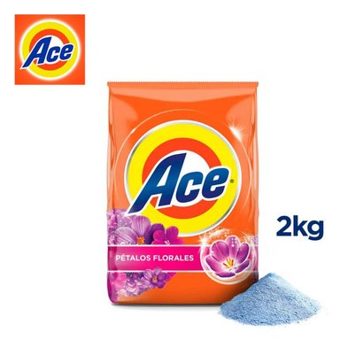 DETERGENTE POLVO ACE PÉTALOS FLORALES 2KILOS