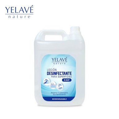 DESINFECTANTE LÍQUIDO YELAVE AMONIO CUATERNARIO 4 LITROS
