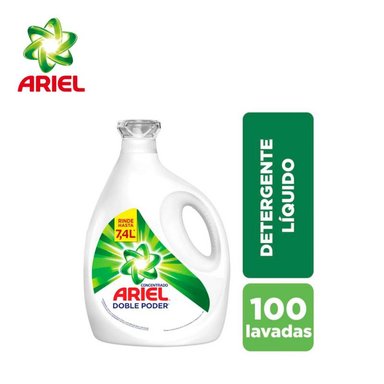 DETERGENTE LÍQUIDO ARIEL CONCENTRADO 3.7 LITROS