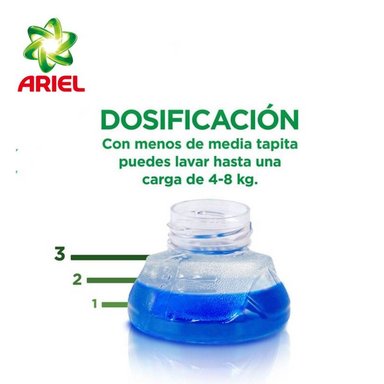 DETERGENTE LÍQUIDO ARIEL CONCENTRADO 3.7 LITROS - 2