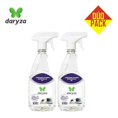 ALCOHOL ISOPROPÍLICO DARYZA 99° 650 ML DÚO PACK