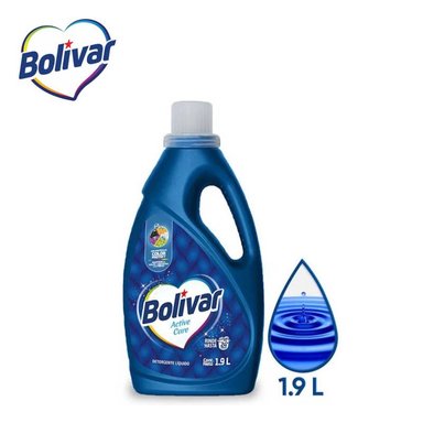 DETERGENTE LÍQUIDO BOLIVAR FLORAL ACTIVE CARE 1.9 LITROS