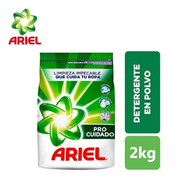 DETERGENTE POLVO ARIEL PRO CUIDADO 2 KILOS