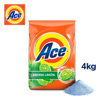 DETERGENTE POLVO ACE LIMÓN 4 KILOS
