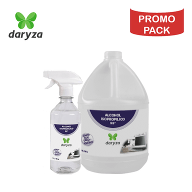 PACK X2 ALCOHOL ISOPROPÍLICO DARYZA 99°