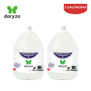 PACK X2 ALCOHOL ISOPROPÍLICO DARYZA 99° GALÓN