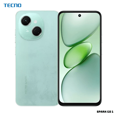 CELULAR TECNO SPARK GO 1 64GB ROM 3GB RAM 13 MP 6.6" MAGIC SKIN GREEN
