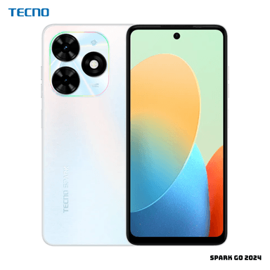 CELULAR TECNO SPARK GO 2024 64GB ROM 3GB RAM 16 MP 6.6" MISTERY WHITE