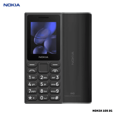 CELULAR NOKIA 105 2G BASICO DUAL SIM NEGRO