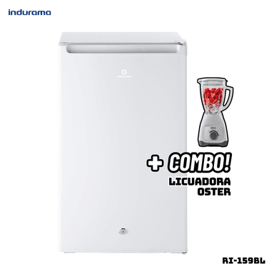 FRIGOBAR INDURAMA 122 L BLANCO - RI-159BL + LICUADORA OSTER BLANCA