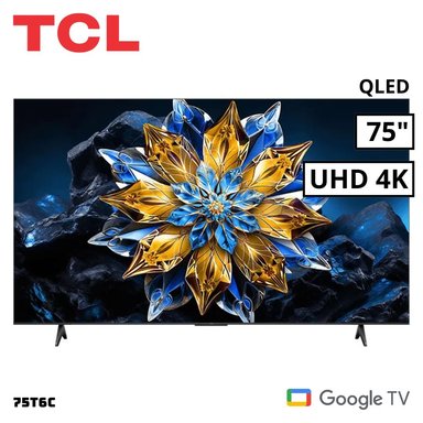 TELEVISOR TCL 75 QLED SMART TV GOOGLE TV 4K UHD - 75T6C - 1
