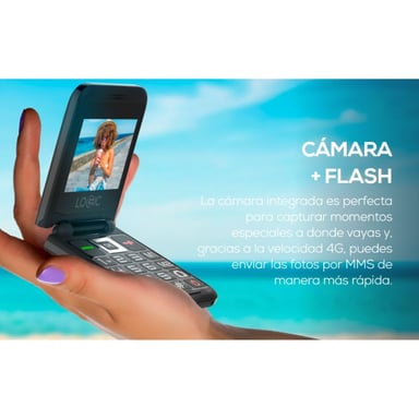 CELULAR BASICO LOGIC Z3L 4G DUAL SIM NEGRO - 6
