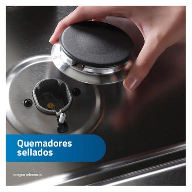 COCINA DE PIE MIDEA A GAS 4 HORNILLAS NEGRO - MGS24FS2LFABBC-PE - 3