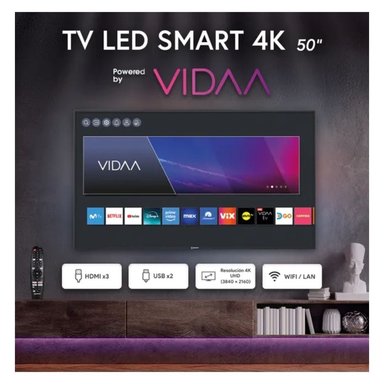 TELEVISOR MIRAY 50 SMART TV VIDAA 4K UHD LED - MK50-E204 - 4