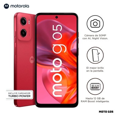 CELULAR MOTOROLA MOTO G05 4GB RAM 64GB ROM - ROJO