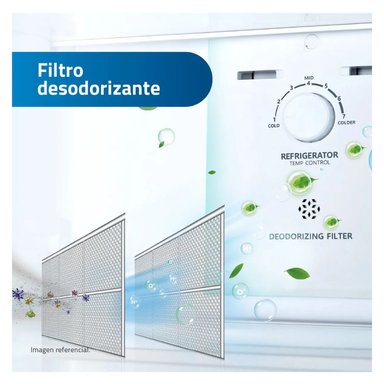 REFRIGERADORA INDURAMA 246 L TOP FREEZER PLATEADO - RI-389I - 6