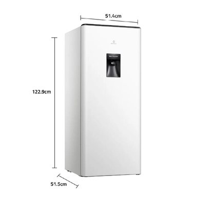 REFRIGERADORA INDURAMA 177 L CON DISP DE AGUA BLANCA - RI-289DBL - 2