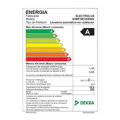 LAVADORA ELECTROLUX TECNOLOGIA INVERTER KG CARGA SUPERIOR GRIS - EWIP18F2XSWG - 7