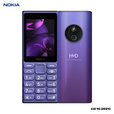 CELULAR BASICO NOKIA 110 4G 2024 DUAL SIM - AZUL