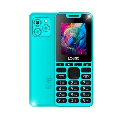 CELULAR BASICO LOGIC B7 2G DUAL SIM - TURQUESA - 2