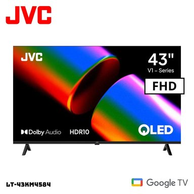 TELEVISOR JVC 43 QLED SMART TV GOOGLE TV FHD - LT-43KM4584 - 1